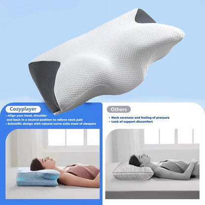 CloudNest™ Premium Ergonomic Pillow