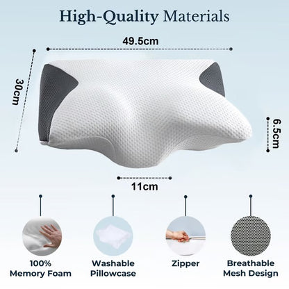 CloudNest™ Premium Ergonomic Pillow