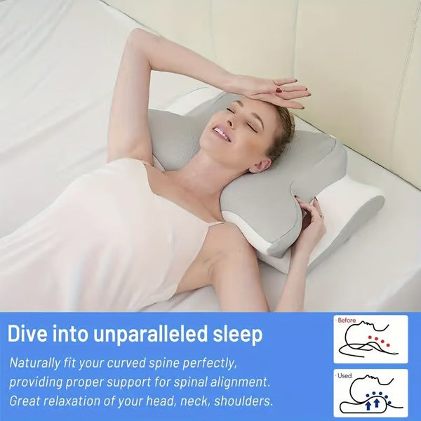 CloudNest™ Premium Ergonomic Pillow